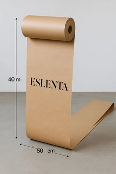 ESLENTA Paketleme Ve Yazı Rulo Kraft Kağıt 50cm X 40 Metre