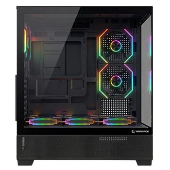 Rampage Hydra V5 750w 80+ Bronze Tempered Glass 6x12 CM Argb Siyah ATX Gaming Kasa