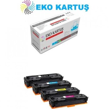 Eko Kartuş Hp Color Laserjet Pro Mfp M283fdw 207A(W2210) Set Chipsiz Muadil Toner
