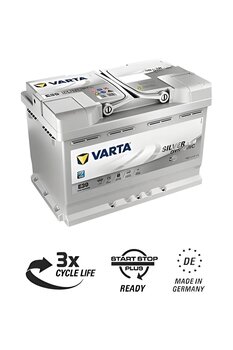 Varta Akü 12v 70 Ah Amper 760a Cca Silver Dynamic Agm