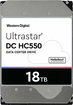Western Digital Ultrastar DC HC550 0F38459 18 TB 7200 RPM Harddisk