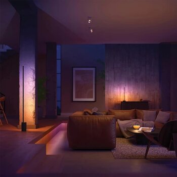 Philips Hue Gradient Signe Akıllı Led Zemin Işığı, Lambader, Siyah