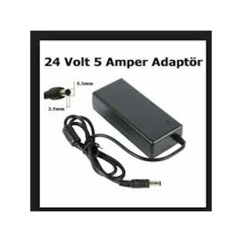 24 Volt 5 Amper Plastik Kasa Adaptör Hightek