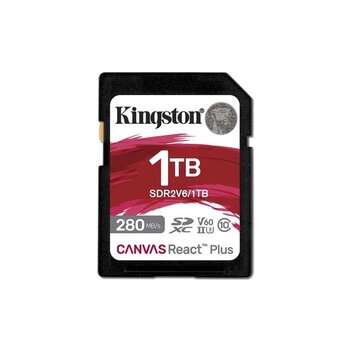 Kingston 1Tb Sdxc Canvas React Plus (280-150)Mb/S Sdr2v6/1Tb