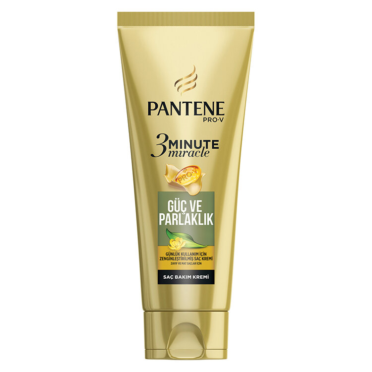 Pantene 3 Dakikada Mucize Doğal Sentez Güç ve Parlaklık Saç Bakım Kremi 200 Ml