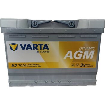 Varta 70 Ah. 760A (En) Start Stop Dynamıc Agm (Üretim TARİHİ:2026)