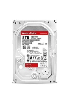 Wd 8tb Red 5400 Rpm 256MB WD80EFAX 3,5 HDD Harddisk