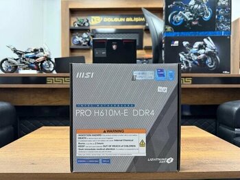 Msı Pro H610m-E Ddr4 Intel H610 Soket 1700 Ddr4 3200Mhz Matx Gaming Anakart