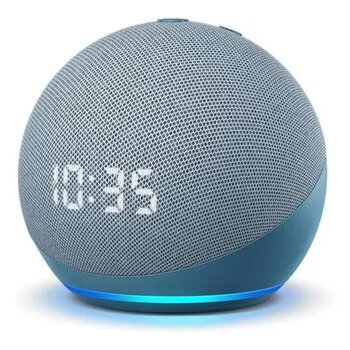 Amazon Echo Dot 4.Nesil Saat ve Alexa Akıllı Hoparlör