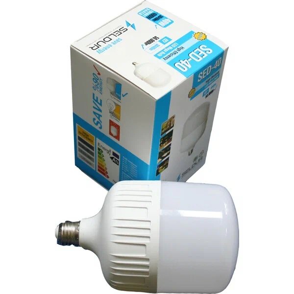Seldur Büyük Boy Torch 40W Beyaz E27 LED Ampul
