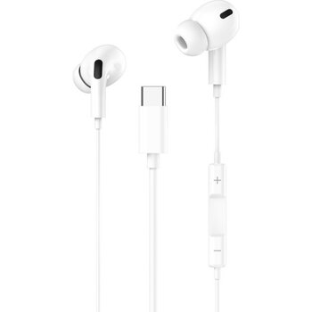 Xiaomi Redmi Note 13 / 13 Pro / 13 Pro+ 5g Uyumlu Silikonlu Type-C Kulaklık - Beyaz