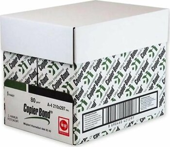 Copier Bond A4 80 gr 2500 Yaprak Fotokopi Kağıdı