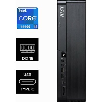 MSI Msı Pro DP80 I5-14400 A14G-004EU-K056 48GB 1tb T400 4gb W11PRO Siyah Mini Pc - Windows 11 Pro