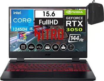 Acer Nitro 5 AN515-58 Intel Core I5 12450H 48GB 1tb SSD 4GB/RTX3050 WINDOWS11HOME 15.6" 144 Hz Fhd IPS Taşınabilir Bilgisayar NNHQFJEY00B30 + Weblegelsin Çanta