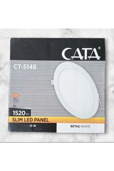 Cata CT-5148 BEYAZ RENK 6500K 15 W SLİM LED SPOT
