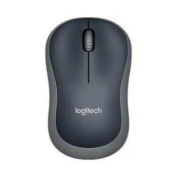 Logitech M185 Usb Alıcılı Kompakt Kablosuz Mouse Gri - Siyah