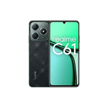 Realme C61 8GB 256GB Yeşil Cep Telefonu 4.5G Mobil Bağlantı Hızı ile Türkiye Garantili - 256 GB - Yeşil - Siyah