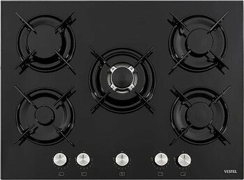 Vestel AO-71159 S DG-W Siyah Cam Ankastre Ocak