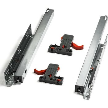 Samet Samet Smart 45 Cm Tam Çift Açılım Frenli Çekmece Rayı-127240235 - Mobilya Hırdavatı