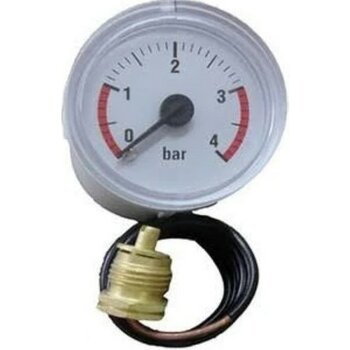 Baykan Basınç Göstergesi Manometre - beyaz