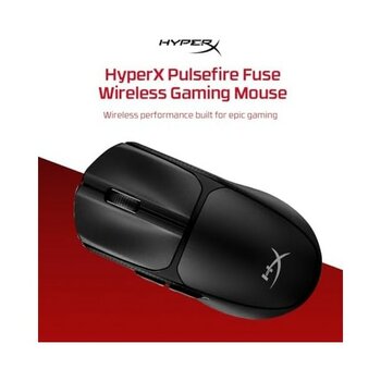 Hyperx Pulsefire Fuse Wireless Gaming Mouse, Kablosuz Mouse - Option-1 - Acı Kahverengi