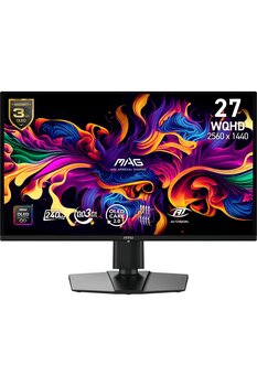 MSI 26.5\" 2K WQHD D-OLED 240HZ 0.03MS FREESYNC PREMIUM PIVOT GAMING MONITOR