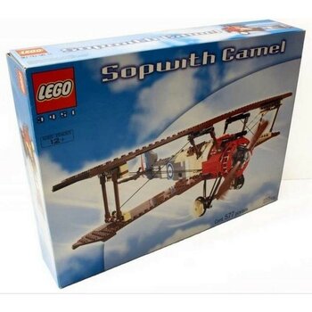LEGO 3451 Sculptures Sopwith Camel Uçak - Standart