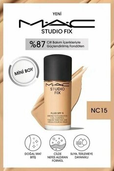 MAC Studio Fix Fluid SPF 15 Mat Fondöten NC15 15 ml
