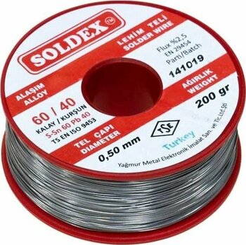 Soldex 0.5 Mm 200 G Lehim Teli %60 Sn / %40 Pb
