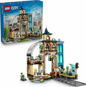 LEGO City Merkez Tren İstasyonu 60469 - 7 Yaş ve Üzeri İnşaat ve Model Tren Oyuncaklarını Seven Çocuklar için Oyuncak Yapım Seti (752P)