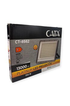 Cata 150W Slim Platinum Led Projektör 6500K Beyaz Işık