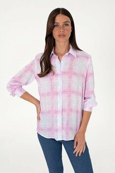 U.s. Polo Assn. Kadın Mor Gömlek Desenli 50306445-vr038 Mor 40