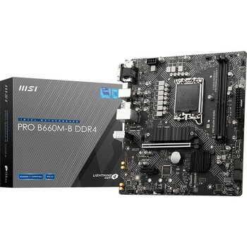 MSI PRO B660M-B DDR4 DDR4 3200 MHz  DPx1 HDMIx1 USB3.2 mATX Anakart