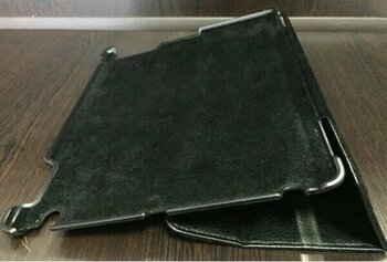 İksir Deri Standlı Kılıf Siyah Apple iPad 2 Tablet Kılıfı