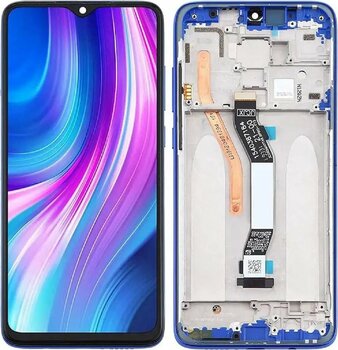 Xiaomi Redmi Note 8 Pro ile Uyumlu Lcd Ekran Dokunmatik Çıtalı