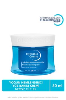 Bioderma Hydrabio Cream Hyaluronik Asit İçeren Antioksidan Etkili Yoğun Nemlendirici Bakım Kremi 50 ML