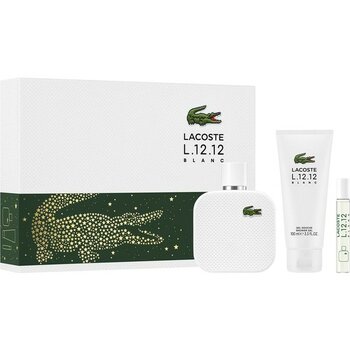 Berry Store Lacoste L.12.12 Blanc Edt 100 ml Set Erkek Parfüm Set - Option-1