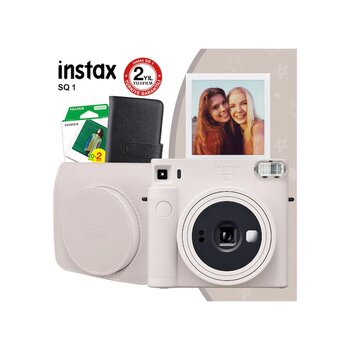 Fujifilm Instax Sq1 Fotoğraf Makinesi + Seti 1 Beyaz