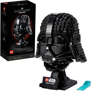 LEGO® Star Wars™ Darth Vader™ Kaskı 75304 - Yetişkinler için Koleksiyonluk ve Dekoratif Model Yapım Seti (834 Parça)