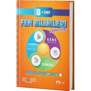 Mozaik Yayınları 8. Sınıf Fen Bilimleri Defter Kitap
