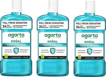 Agarta Tam Koruma 500 ml 3 Adet Gargara