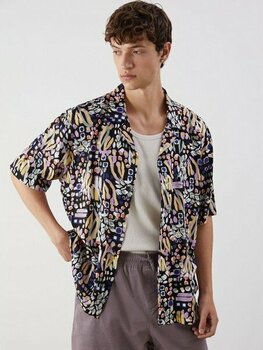 Lc Waikiki Yeni Sezon Loose Fit Kısa Kollu Erkek Gömlek - Karışık - S