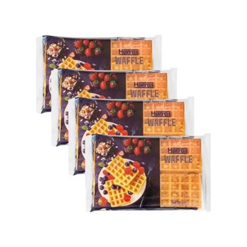 Hazır Sade Waffle Hamuru Taze Pratik Atıştırmalık 4 Adet X 165 Gr