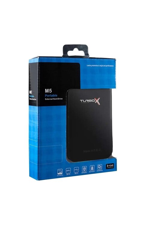 Turbox M5-500 500 GB Siyah USB 3.0 Harici Harddisk