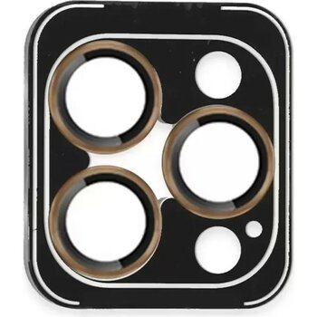 Iphone 16 Pvd Metal Kamera Lens - Gold - (ClearEyelets)Black-RadiantOrchid