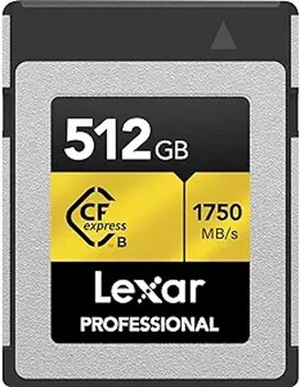 Lexar LCXEXPR512G-RNENG 512 GB 1750-1500Mb/s CF Express Type B Compact Flash Kart