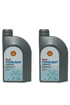SHELL Coolant Essential 4 Mevsimlik Mavi Antifriz 1 Litre 2 Adet