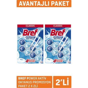 Bref Aktif Power Wc Blok  Okyanus Promosyon Paket 2 x 100 G 2 Adet