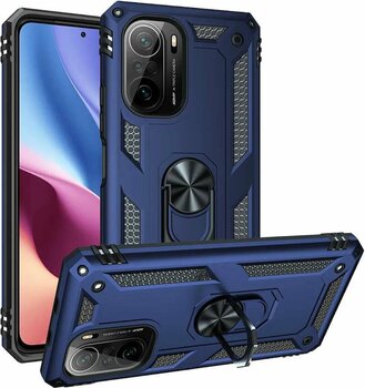 Xiaomi Poco F3 Kılıf Yüzüklü Zırh Tank Vega