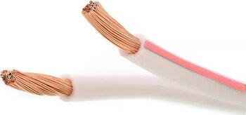 100 Metre 2X0,75 Beyaz Kirmizi Kodlu Kordon Kablo